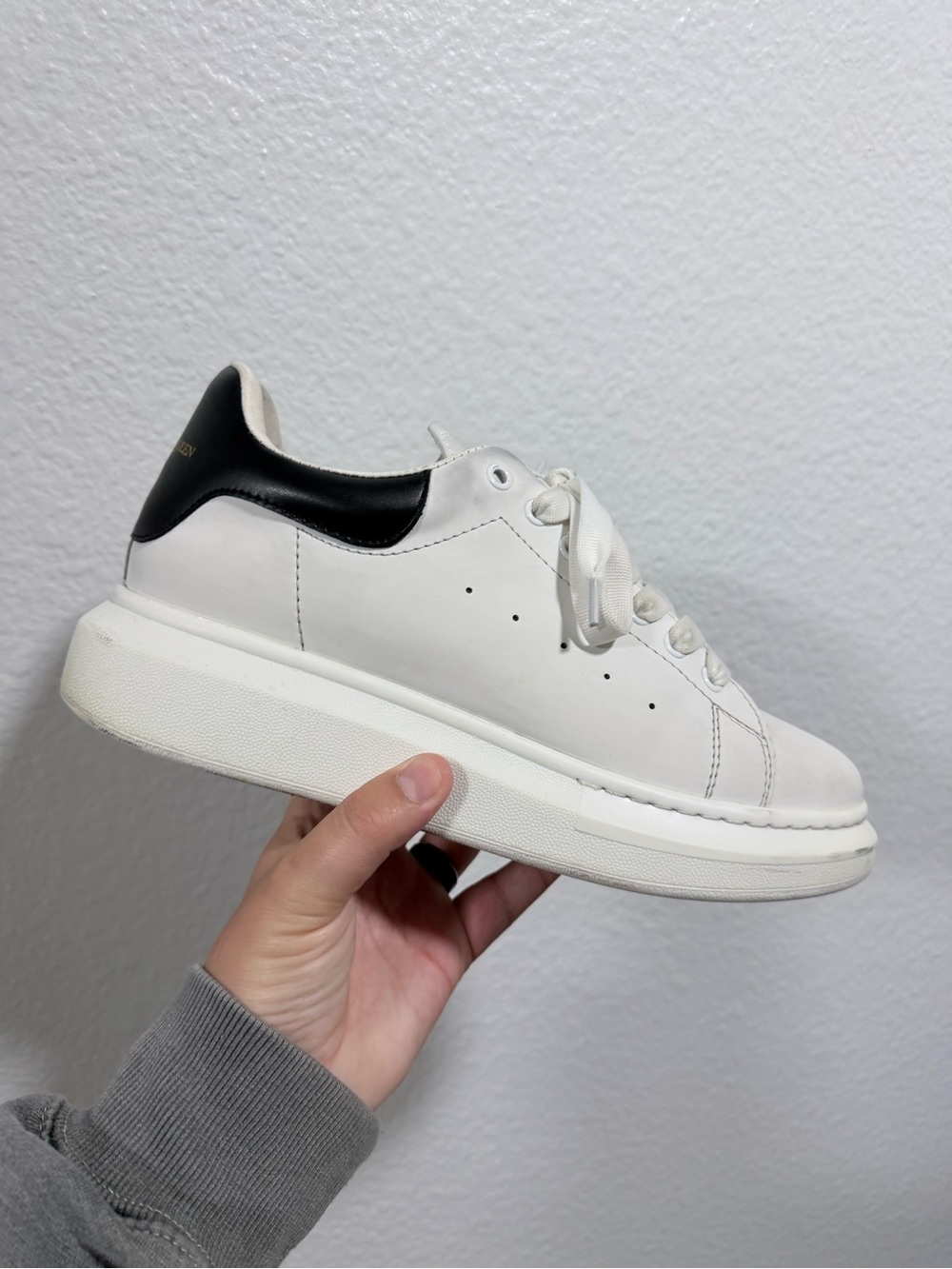 Alexander McQueen white and black
